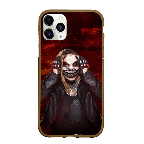 Чехол iPhone 11 Pro матовый Брей Уайатт - The Fiend / 3D-Коричневый – фото 1