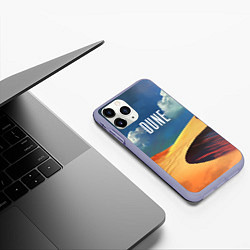 Чехол iPhone 11 Pro матовый Sands - Dune, цвет: 3D-светло-сиреневый — фото 2