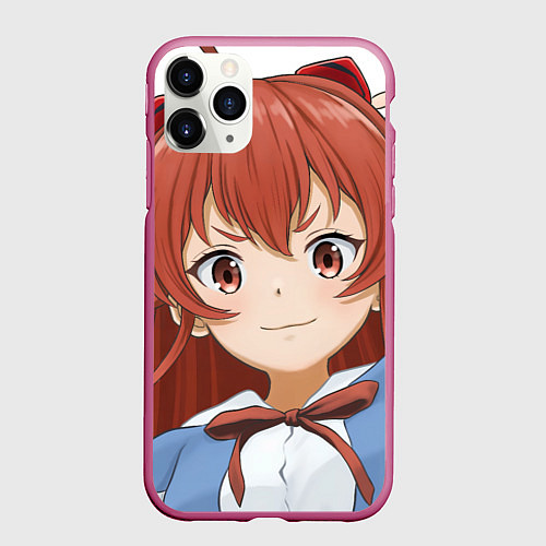 Чехол iPhone 11 Pro матовый Реинкарнация Безработного Eris / 3D-Малиновый – фото 1