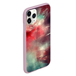 Чехол iPhone 11 Pro матовый Космическая аномалия, цвет: 3D-розовый — фото 2