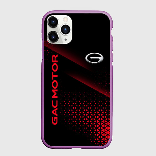 Чехол iPhone 11 Pro матовый Gac / 3D-Фиолетовый – фото 1