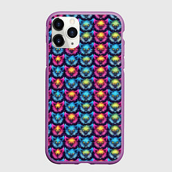 Чехол iPhone 11 Pro матовый Furry color anime animal faces