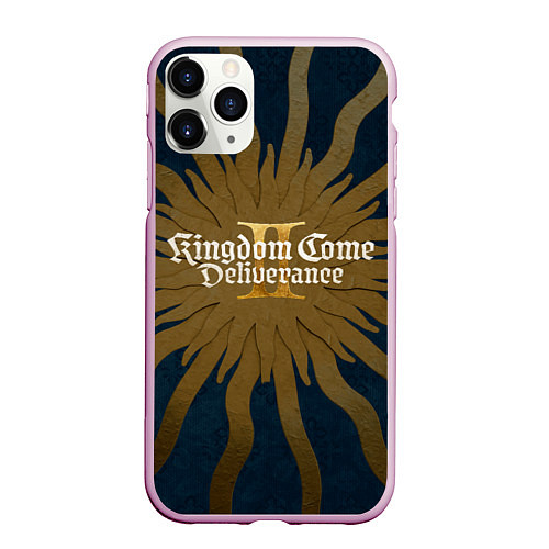 Чехол iPhone 11 Pro матовый Kingdom come 2 deliverance key art / 3D-Розовый – фото 1