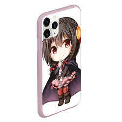 Чехол iPhone 11 Pro матовый Konosuba Юн-юн чибик, цвет: 3D-розовый — фото 2