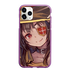 Чехол iPhone 11 Pro матовый Konosuba Мэгумин cute, цвет: 3D-фиолетовый