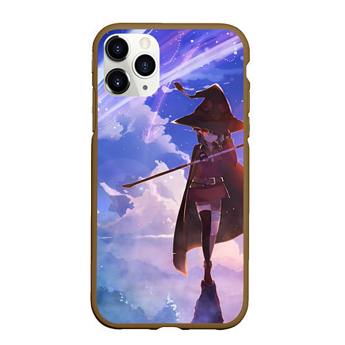 Чехол iPhone 11 Pro матовый Konosuba Мэгумин cute / 3D-Коричневый – фото 1