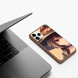 Чехол iPhone 11 Pro матовый Konosuba Мэгумин cute, цвет: 3D-коричневый — фото 2