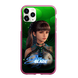 Чехол iPhone 11 Pro матовый Stellar Blade Eve, цвет: 3D-малиновый