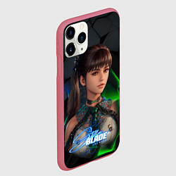 Чехол iPhone 11 Pro матовый Stellar Blade Eve, цвет: 3D-малиновый — фото 2