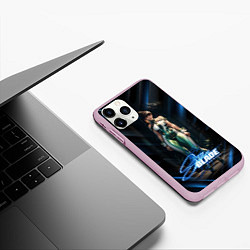 Чехол iPhone 11 Pro матовый Stellar Blade Eve в полный рост, цвет: 3D-розовый — фото 2