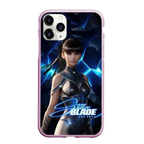 Чехол iPhone 11 Pro матовый Stellar Blade Eve ледяная стена / 3D-Розовый – фото 1