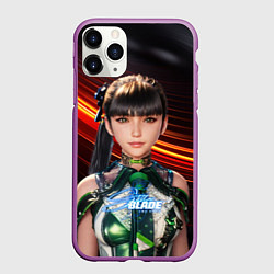Чехол iPhone 11 Pro матовый Stellar Blade Eve dark, цвет: 3D-фиолетовый