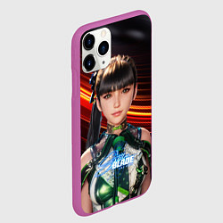 Чехол iPhone 11 Pro матовый Stellar Blade Eve dark, цвет: 3D-фиолетовый — фото 2