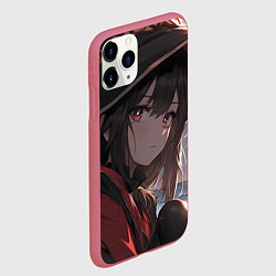 Чехол iPhone 11 Pro матовый Konosuba Мэгумин cute, цвет: 3D-малиновый — фото 2