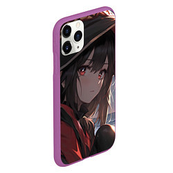 Чехол iPhone 11 Pro матовый Konosuba Мэгумин cute, цвет: 3D-фиолетовый — фото 2