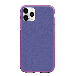 Чехол iPhone 11 Pro матовый Сиреневый однотонный пятнистый, цвет: 3D-фиолетовый
