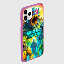 Чехол iPhone 11 Pro матовый Abiotic Factor яркие монстры, цвет: 3D-фиолетовый — фото 2