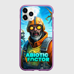 Чехол iPhone 11 Pro матовый Abiotic Factor игровые персонажи