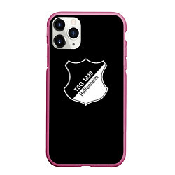 Чехол iPhone 11 Pro матовый Hoffenheim, цвет: 3D-малиновый