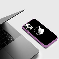 Чехол iPhone 11 Pro матовый Hoffenheim, цвет: 3D-фиолетовый — фото 2