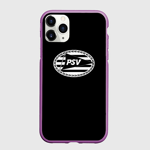 Чехол iPhone 11 Pro матовый PSV sport fc club / 3D-Фиолетовый – фото 1