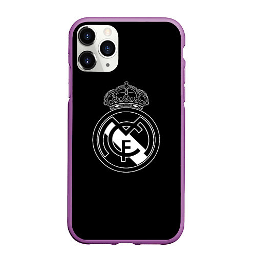 Чехол iPhone 11 Pro матовый Barcelona fc sport club / 3D-Фиолетовый – фото 1