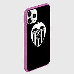 Чехол iPhone 11 Pro матовый Valencia club sport fc, цвет: 3D-фиолетовый — фото 2