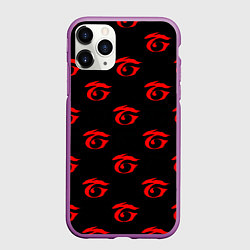 Чехол iPhone 11 Pro матовый Garena free fire mobile game logo