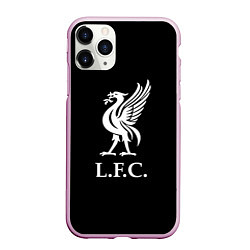 Чехол iPhone 11 Pro матовый Liverpool fc club, цвет: 3D-розовый