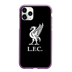 Чехол iPhone 11 Pro матовый Liverpool fc club, цвет: 3D-фиолетовый