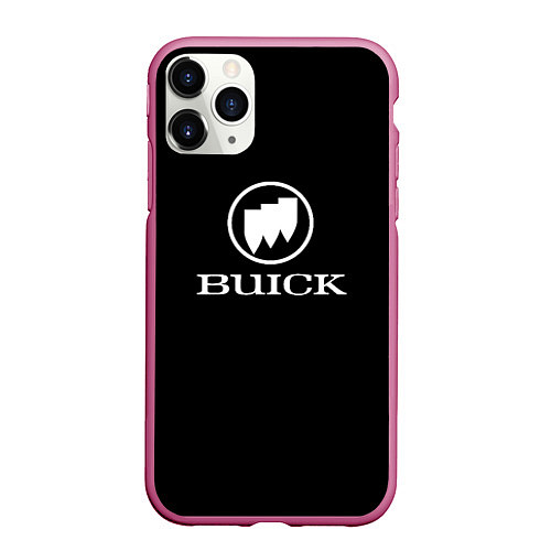 Чехол iPhone 11 Pro матовый Buick avto / 3D-Малиновый – фото 1