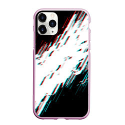 Чехол iPhone 11 Pro матовый Glitch effect