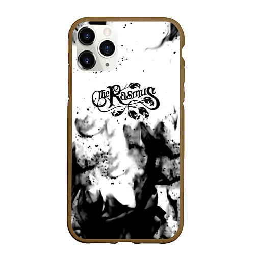 Чехол iPhone 11 Pro матовый Rasmus smoke steel / 3D-Коричневый – фото 1
