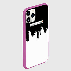 Чехол iPhone 11 Pro матовый Half-life потёки красок, цвет: 3D-фиолетовый — фото 2