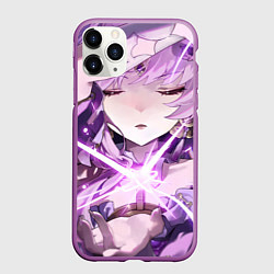 Чехол iPhone 11 Pro матовый Honkai Star Rail Fu Xuan