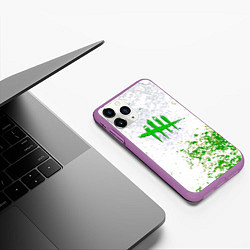 Чехол iPhone 11 Pro матовый Dead by daylight краски, цвет: 3D-фиолетовый — фото 2