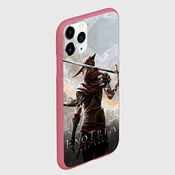 Чехол iPhone 11 Pro матовый Главный герой Enotria the lost song, цвет: 3D-малиновый — фото 2