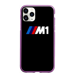 Чехол iPhone 11 Pro матовый BMW m1 logo