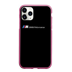 Чехол iPhone 11 Pro матовый BMW logo steel