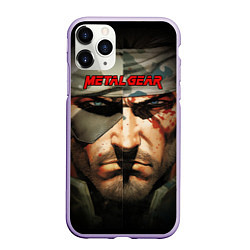 Чехол iPhone 11 Pro матовый Metal gear Venom Snake, цвет: 3D-светло-сиреневый