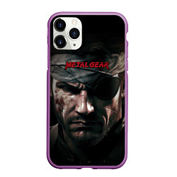 Чехол iPhone 11 Pro матовый Metal gear Venom Snake