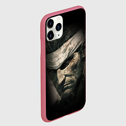 Чехол iPhone 11 Pro матовый Metal gear Venom Snake, цвет: 3D-малиновый — фото 2