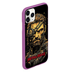 Чехол iPhone 11 Pro матовый Venom Snake Metal gear game, цвет: 3D-фиолетовый — фото 2