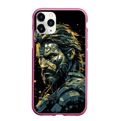Чехол iPhone 11 Pro матовый Venom Snake Metal gear game