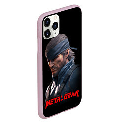 Чехол iPhone 11 Pro матовый Веном Снейк из игры Metal gear, цвет: 3D-розовый — фото 2