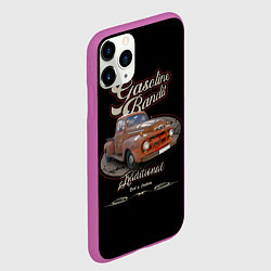 Чехол iPhone 11 Pro матовый Хот-род в стиле rat Gasoline Bandit, цвет: 3D-фиолетовый — фото 2