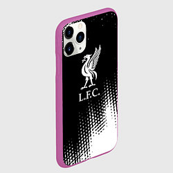 Чехол iPhone 11 Pro матовый Liverpool краски, цвет: 3D-фиолетовый — фото 2