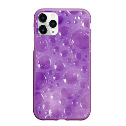 Чехол iPhone 11 Pro матовый Фиолетовая пена