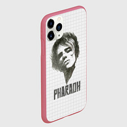 Чехол iPhone 11 Pro матовый Портрет Pharaoh, цвет: 3D-малиновый — фото 2