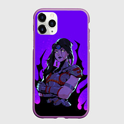 Чехол iPhone 11 Pro матовый Nemesis Hades, цвет: 3D-фиолетовый